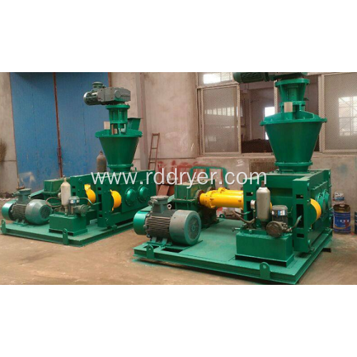 Recycled double roller press granulator